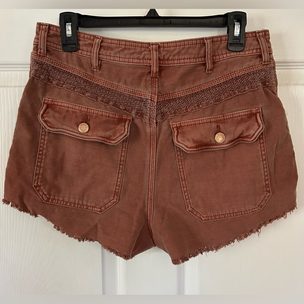 Free People|Great Expectations Shorts/Rust - Picture 4 of 6